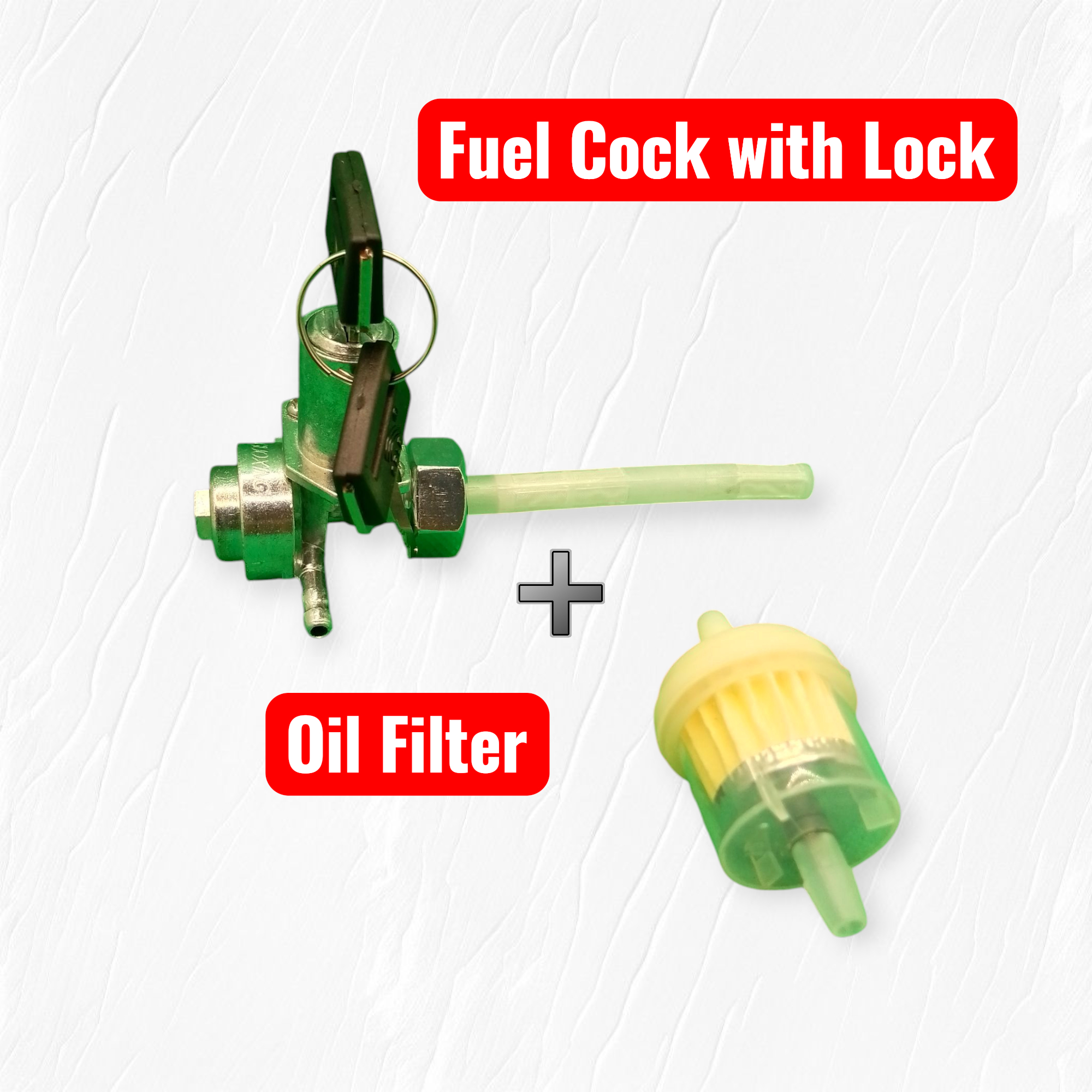 Bike Fuel Lock / Fuel Cork for Honda CD 70, & China Bikes + Free Fuel Filter