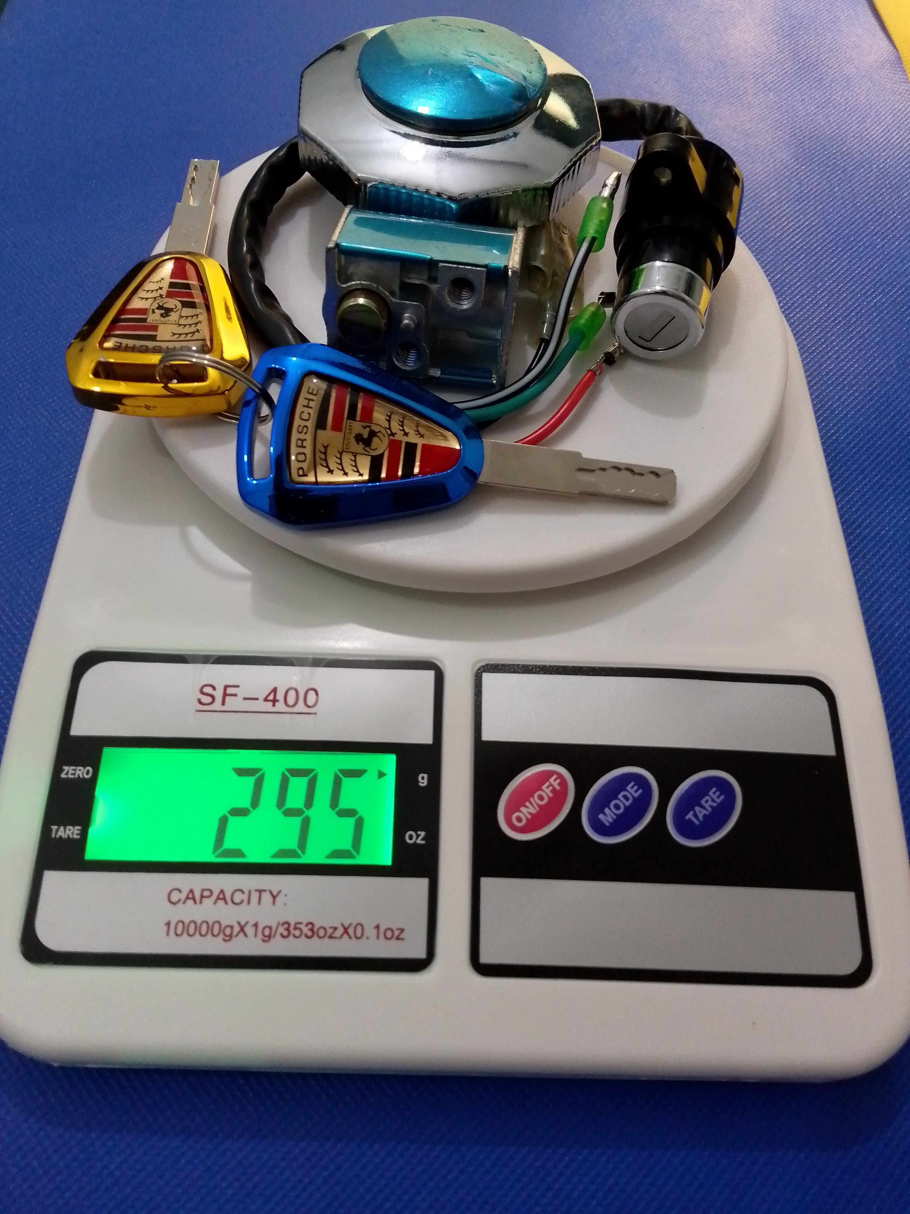 Lock Set 3C with Computerized Keys for CD70 & All China Bikes