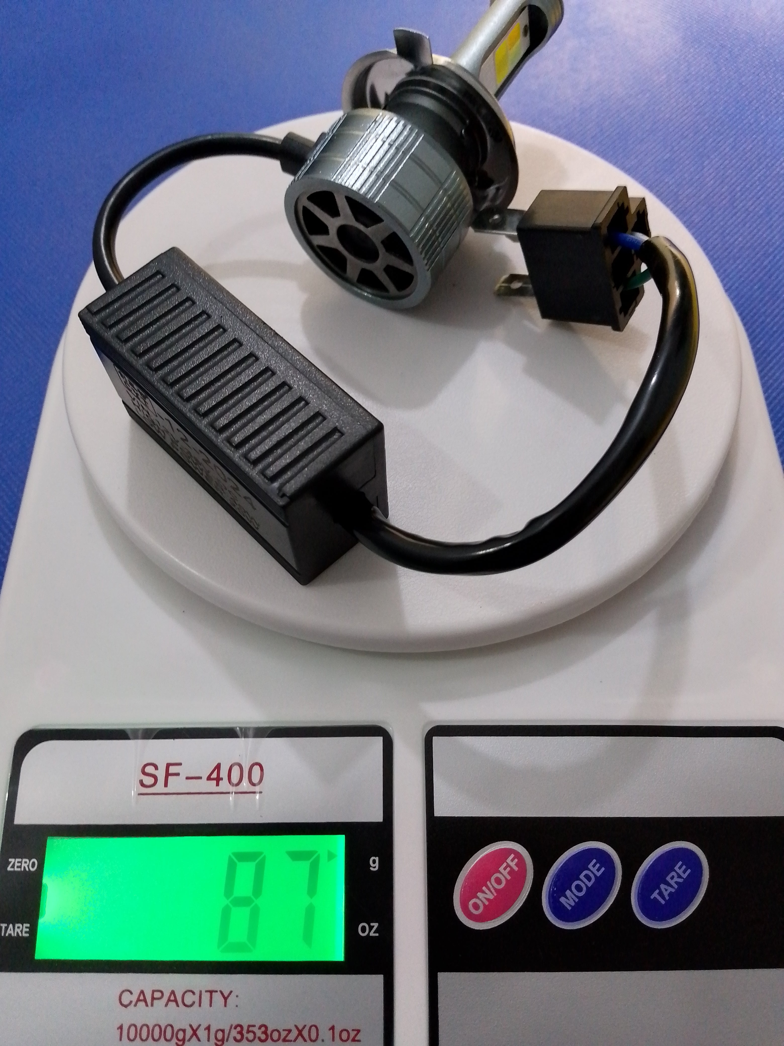 CYT 3-Color LED Light for Motorcycles | White, Yellow & Blue