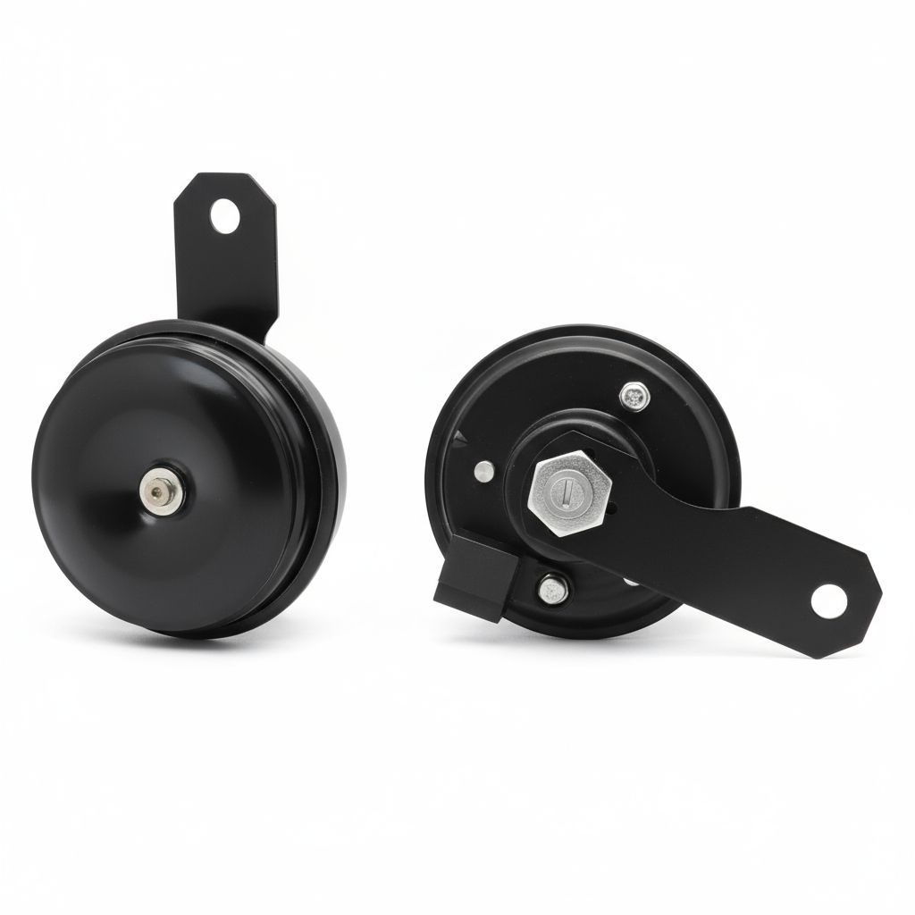 Gleason 12 V Dual-Tone Bike Horn Set | Loud Sound for Motorcycles & Cars