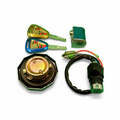 Lock Set 3C with Computerized Keys for CD70 & All China Bikes