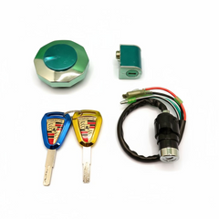 Lock Set 3C with Computerized Keys for CD70 & All China Bikes