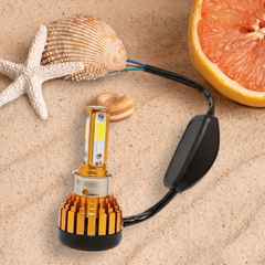 Rego Racing 12 V-80 V LED Headlight, Yellow • White • Blue