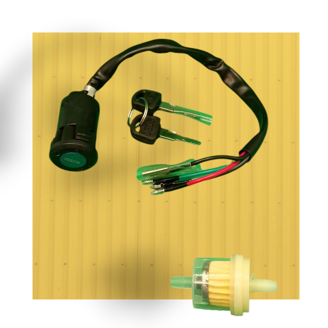 Meter Switch + Spark Plug + Oil Filter Deal for Honda CD 70 & China Bikes