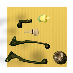 6-in-1 Motorcycle Combo for Honda CD 70, & China Bikes