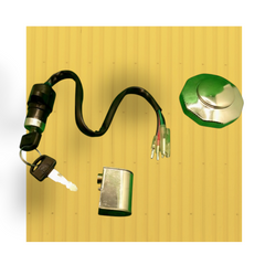 3-Piece Switch Kit for Honda CD 70 & China Bikes | Ignition Switch with Key + Tank Lid + Side Lock Set
