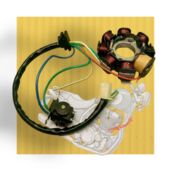 Motorcycle Magnet Coil Ring for Honda CD 70 / CG 125