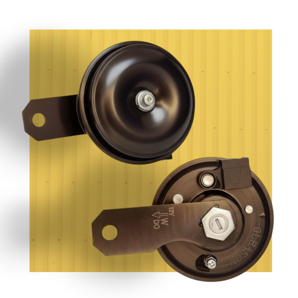 Gleason 12 V Dual-Tone Bike Horn Set | Loud Sound for Motorcycles & Cars