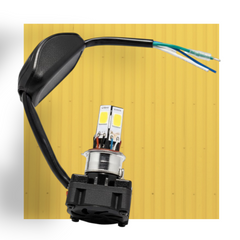 M6 LED Flicker Light – 30W Multicolor Headlight